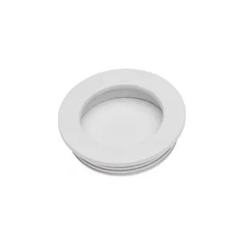 Nábytkové kování GTV Nábytková úchytka vestavná kulatá BÍLÁ