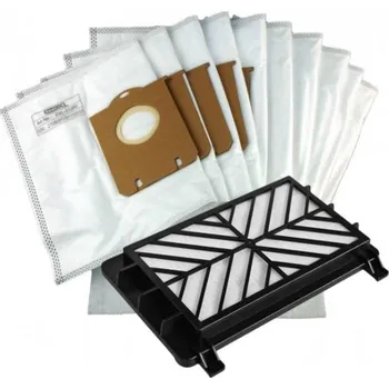Sáček do vysavače HEPA filtr a sáčky k vysavači PHILIPS FC 8910/01 až 8919 Home Hero 1+10ks sada