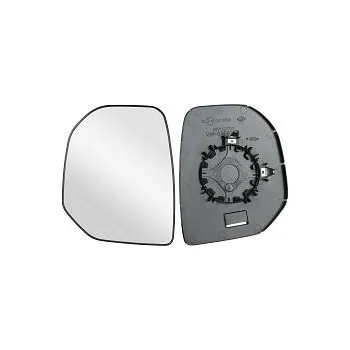 Auto zrcátko Sklo levého zpětného zrcátka PEUGEOT PARTNER | 2008-2012 | nevyhřívané | chromové | vypouklé | VIEW MAX |