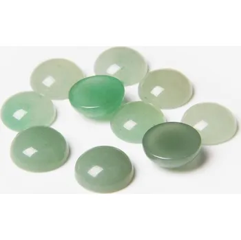 Dětské navlékací korálky Přírodní korálky pro šperky | šperkové kameny 10 ks - Č.22 Avanturín , 4 mm