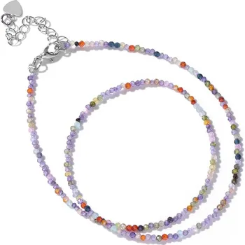 Náhrdelník Jemný minerální náhrdelník ruční výroba | Náhrdelník, Šperky - Č.21Smíšený zirkon