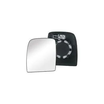 Auto zrcátko Sklo levého zpětného zrcátka PEUGEOT EXPERT | 2007-2016 | vyhřívané | chromové | ploché | TAIWAN |