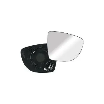 Auto zrcátko Sklo pravého zpětného zrcátka RENAULT CLIO V | 2019-2023 | vyhřívané | chromové | vypouklé | VIEW MAX |