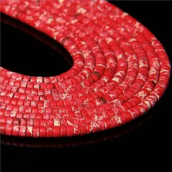 Náramek Přírodní korálky na náramky a šperky | výroba šperků - Č.41 Imperial , 2x4mm 75-80ks