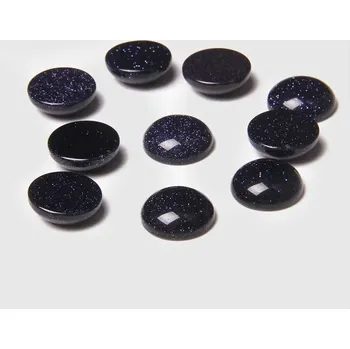 Dětské navlékací korálky Přírodní korálky pro šperky | šperkové kameny 10 ks - NO.3 Modrý pískovec , 4 mm