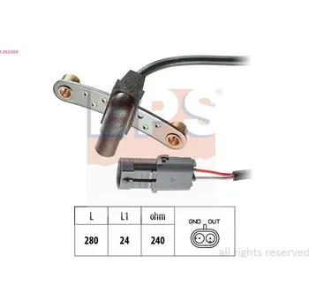 Kliková hřídel Generátor impulsů, klikový hřídel EPS 1.953.019