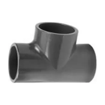 Technika k zahradnímu jezírku PVC 75x75x75 T-kus 90° PN16