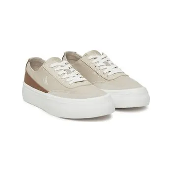 Dámská obuv Sneakersy Calvin Klein Jeans Vulc Flatform Low Cv Mix Mg YW0YW01770 Béžová 39