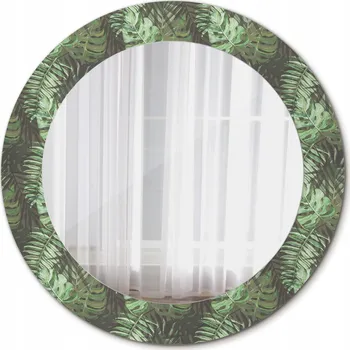 Zrcadlo Zrcadlo na zeď do obýváku Tropické listy 60