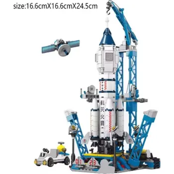 ostatní stavebnice Stavebnice - vesmírná raketa Varianta: 551 kostiček
