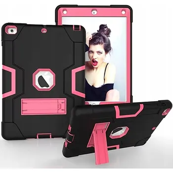 Pouzdro na mobilní telefon Pouzdro pro iPad 9/8/7 10.2" pancéřové s podstavcem, růžové