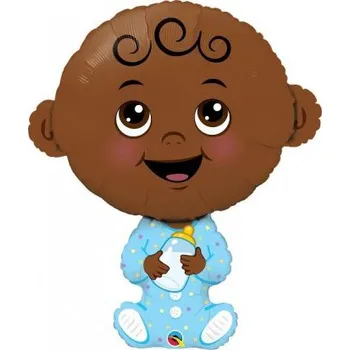 Balónek Chlapeček snědý 38"/97cm fóliový balónek