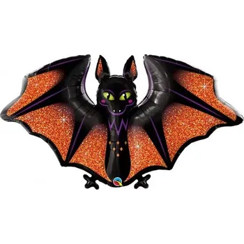 Balónek Netopýr lesklý 50"/127cm fóliový balónek