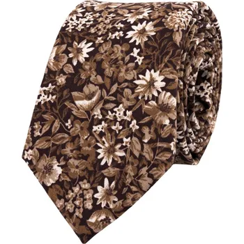 Kravata Bubibubi Hnědá kravata Tara