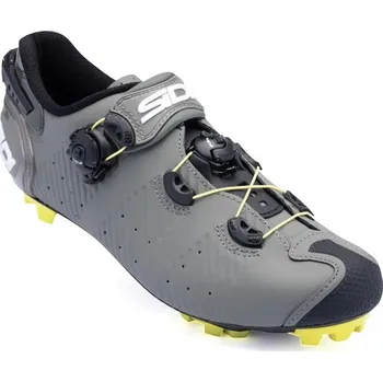 Pánské cyklistické tretry Sidi Drako 2S SRS Military Yellow – MTB tretry Velikost: 43
