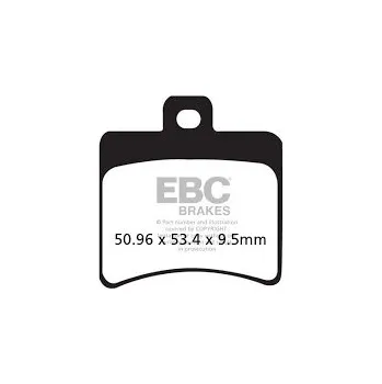 Motodíl Brzdové destičky Ebc