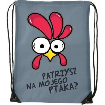 SÁČEK školní batoh sportovní PODÍVÁTE SE NA MÉHO PTÁKA trénink WF WB_137