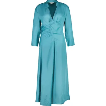 Dámské šaty ŠATY GANT GATHERING DRESS TROPIC BLUE