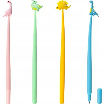 Gelové Propiska MODRÉ Náplň Kancelářské Pera Strigo DINOSAUŘI 48 kusů