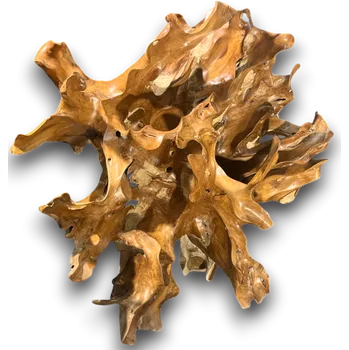 FaKOPA SLUNCE - plastika z kořene teaku 125x115cm