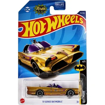 auto na autodráhu Hot Wheels TV Series Batmobile Gold