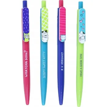 Propiska automatická modrá M&G AUTOMATICKÝ PROPISKA 0,7 mm s kočičkami