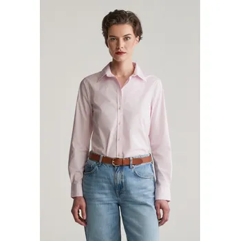 Dámská košile KOŠILE GANT SLIM POPLIN SOLID SHIRT LIGHT PINK
