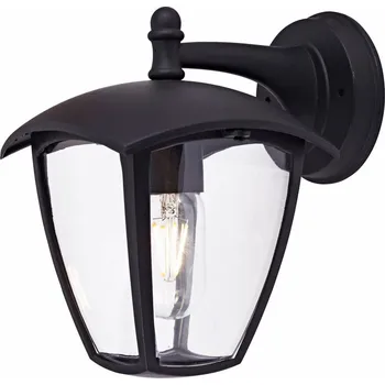 Nástěnné svítidlo Černé nástěnné svítidlo lucerna CHS-1 E27