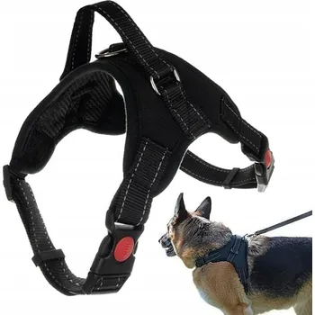 Postroj pro psa Silné, netlačné postroje pro psy s úchytem, lehké, velikost L