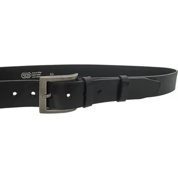 Opasek PENNY BELTS Pánský kožený opasek EXKLUZIV 501-V1-60 černý - 115 cm