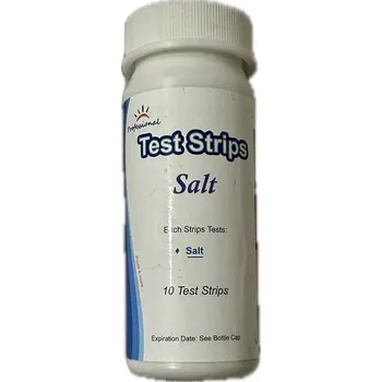 Poolservis Testovací proužky na sůl - 10ks - Tester na měření soli v bazénu