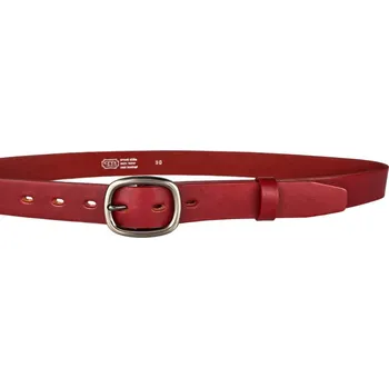 Opasek PENNY BELTS Kožený opasek 30-192-93 červený - 95 cm