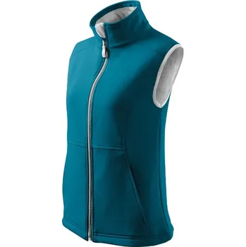 Vision softshellová vesta dámská tmavý tyrkys 2XL