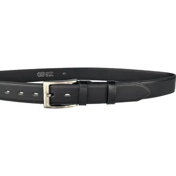 Opasek PENNY BELTS Pánský kožený opasek 35-020-9-60 černý - 115 cm