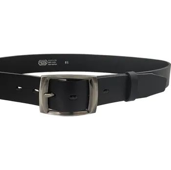 Opasek PENNY BELTS Kožený opasek 4463 černý - 105 cm