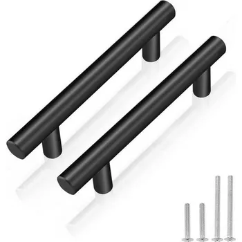 Nábytkové kování PinLin 25 kusů úchytky skříněk se středem otvoru 76 mm nerezové úchyty kuchyňských skříní ploché