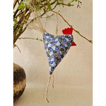 Velikonoční dekorace Slepička na zavěšení 27