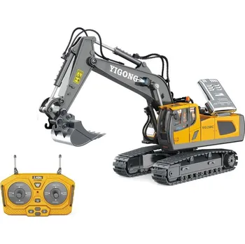 Alltoys Pásový bagr s kovovou lžící 1:20