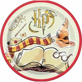 Talíř Talířky papírové EKO - Harry Potter 22cm, 8ks