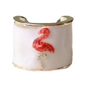 Stetoskop Charmedka na fonendoskop - plameňák