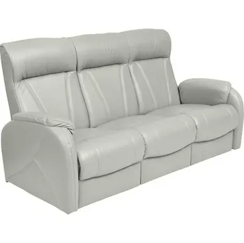 Pohovka 3-místná pohovka pro každodenní spaní s belgickým mechanismem rozkládání Rodos - Black Red White - BRW Madras k-217 184x100 cm