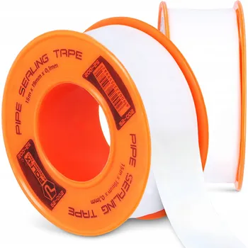 Lepicí páska 2x TEFLONOVÁ PÁSKA NA ZÁVITY 15m 19mm Vysokoteplotní Těsnící PTFE