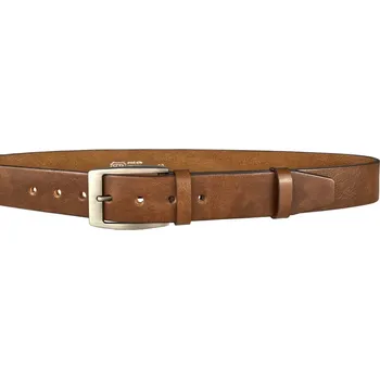 Opasek PENNY BELTS Kožený opasek 504-48 hnědý - 90 cm