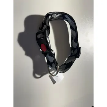 Obojek pro psa Obojek maskáčový s pojistkou - šedý Velikost: 40-60cm