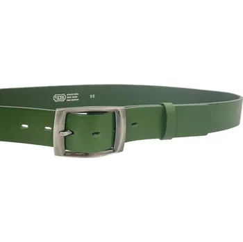 Opasek PENNY BELTS Kožený opasek 4431 zelený - 95 cm