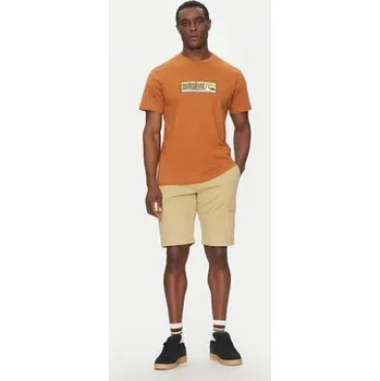 Pánské tričko Quiksilver T-Shirt EQYZT08040 Hnědá Regular Fit XXL