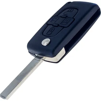 Autoklíč Obal klíče Peugeot Citroen 4tl. bez BT VA2T