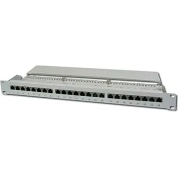 Patch panel OEM Patch panel STP cat6 24p. 1U, šedý DN-91624S