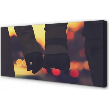 Obraz Obraz na plátně Lidé ruce světla 100x50 cm