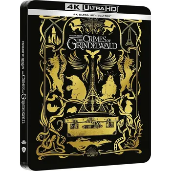 Blu-ray film Fantastická zvířata: Grindelwaldovy zločiny - Blu-ray Steelbook